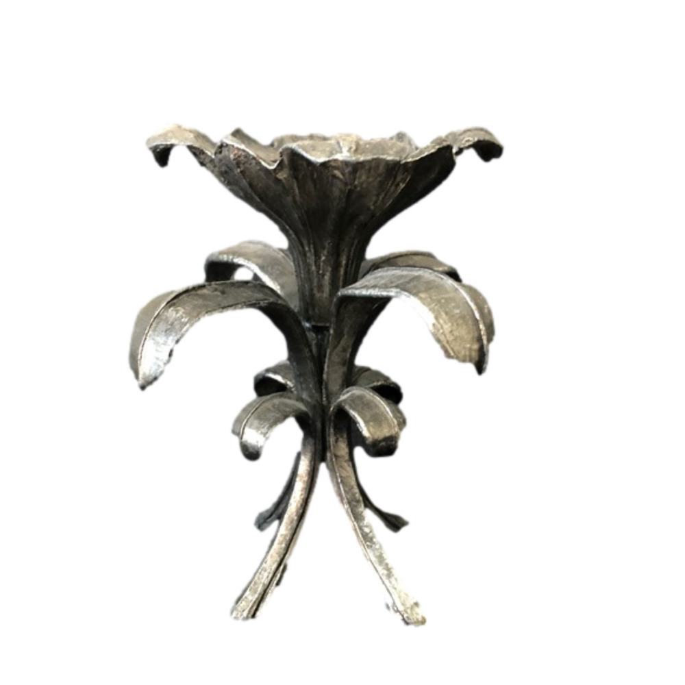 Candle Holder Metal Flower